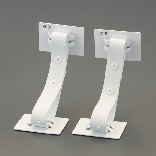 エスコ (ESCO)  75x50mm  転倒防止粘着プレート(2WAY式/2個) EA979D-1...