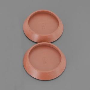 【SALE価格】エスコ (ESCO)  EA979DA-17 φ65mm 硬質フェルト付平置ゴム(茶/2個) EA979DA-17｜orangetool