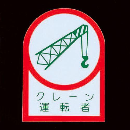 エスコ (ESCO)  EA983AN-11A 35x25mm ヘルメットステッカー(クレーン運転者...