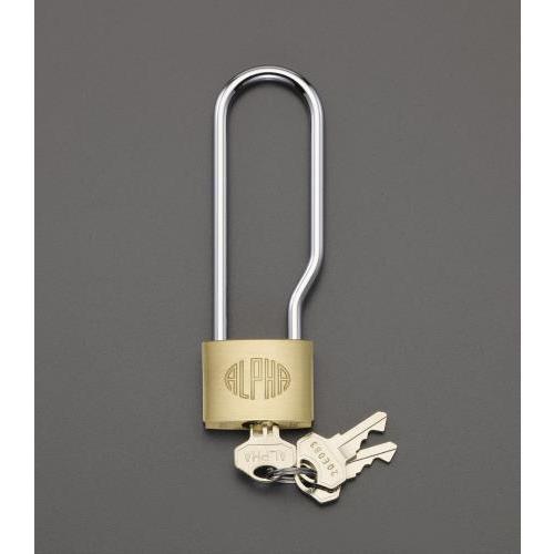 【SALE価格】エスコ (ESCO)  EA983SA-25 25mm シリンダー南京錠(59mm吊...