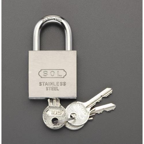 【SALE価格】エスコ (ESCO)  EA983TK-40S 40mm シリンダー南京錠(同一キー...