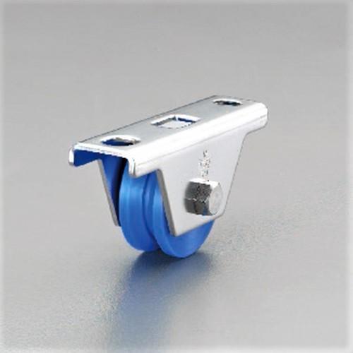 【SALE価格】エスコ (ESCO)  EA986RD-50 50mm/ 100kg 戸車(防音・V...