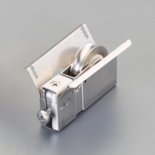 エスコ (ESCO)  EA986RJ-70 12- 23mm サッシ取替戸車(平行型/ステンレス車...