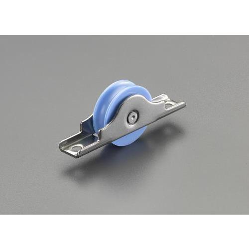 【SALE価格】エスコ (ESCO)  EA986RY-1 30mm/20kg 戸車(丸溝型・ウレタ...