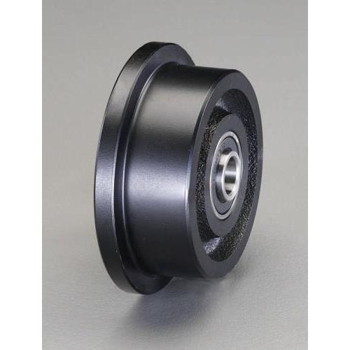 【SALE価格】エスコ (ESCO)  EA986VD-350 150mm 戸車車輪(レール用・重量...