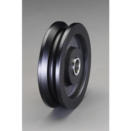 【SALE価格】エスコ (ESCO)  EA986VE-350 150mm 戸車車輪(V型・重量用)...