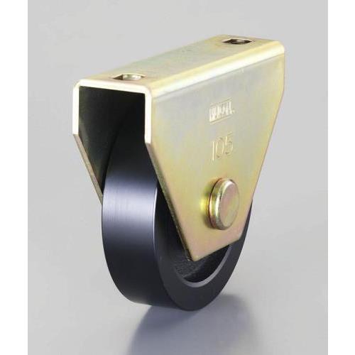 エスコ (ESCO)  EA986VG-120 120mm/ 780kg 戸車(平型・重量用) EA...