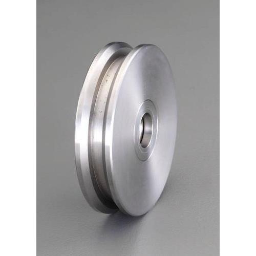 エスコ (ESCO)  EA986VK-260 60mm 戸車車輪(V型・重量用・ステンレス製) E...