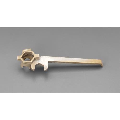 エスコ (ESCO)  EA991JM-12 310mm ドラム缶レンチ(ノンスパーク/真鍮製) E...