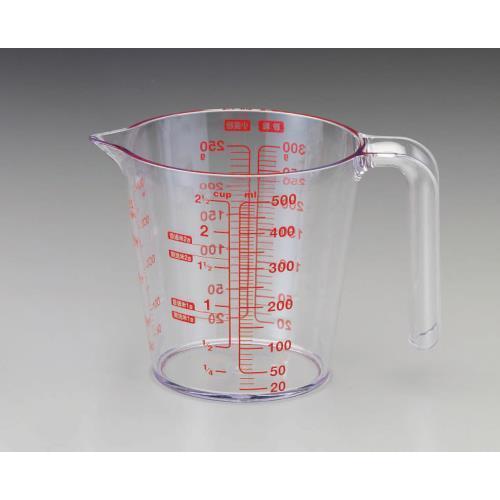 エスコ (ESCO)  EA991KA-37 500ml 計量カップ(耐熱) EA991KA-37 ...