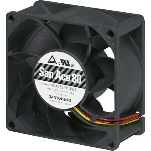 SanAce 低消費電力ファン(80×38 DC12V PWM・パルスセンサ付き) ( 9GA081...