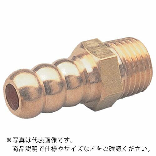 ＡＳＯＨ　水口ホースニップル（丸型）　ＰＴ１／８×Φ１１ MH-1112 ( MH1112 ) アソ...