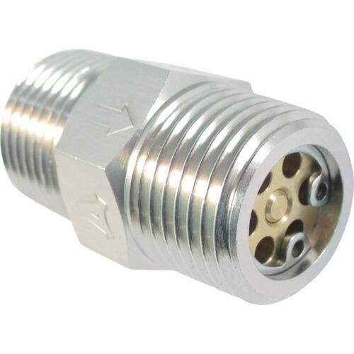 ASOH エーチェック 黄銅製チェックバルブ 外ネジ×外ネジ型 R1/4 ( AT-1022R )