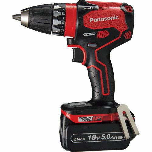Ｐａｎａｓｏｎｉｃ　デュアル　１８Ｖ５．０Ａｈ　充電式ドリルドライバー　赤 ( EZ74A3LJ2G...
