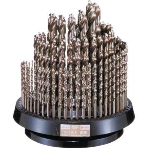 ISF コバルト正宗ドリル 100本組セット(回転台付き) ( COD-100RS ) (株)イシハシ精工｜orangetool