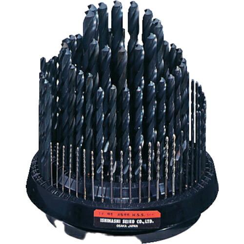 ISF ストレートドリル 100本組セット(回転台付き) ( D100-RS ) (株)イシハシ精工