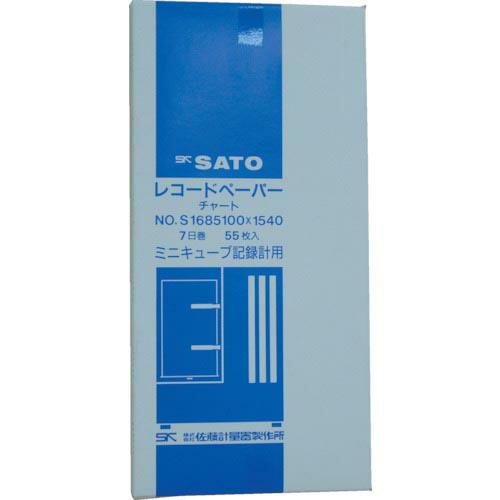 佐藤 ミニキューブ用記録紙(7日巻) ( 7008-62 ) (株)佐藤計量器製作所