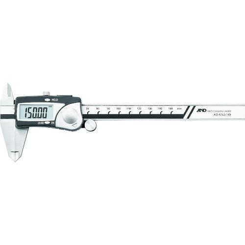 【SALE価格】A&amp;D 防滴ステンレスデジタルノギス 150mm ( AD5763-150 ) (株...