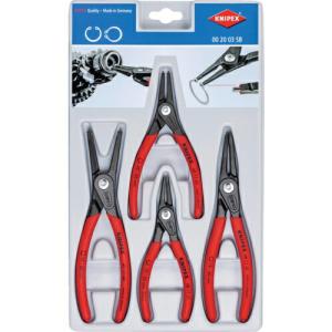 KNIPEX 4本組 スナップリングプライヤー ( 002003SB ) KNIPEX社