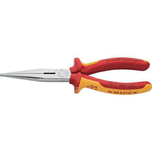 【SALE価格】KNIPEX 絶縁1000Vロングラジオペンチ 200mm ( 2616-200 )...