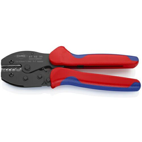 KNIPEX 圧着ペンチ プレシフォース 220mm Buttコネクタ用 ( 9752-30 ) K...