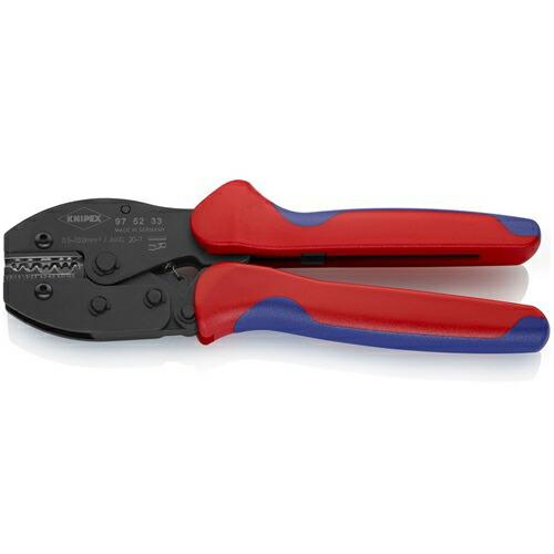 KNIPEX 圧着ペンチ プレシフォース 220mm 裸端子スリーブ、Buttコネクタ用 ( 975...