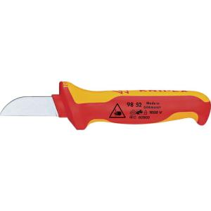 【SALE価格】KNIPEX 絶縁電工ナイフ 180mm ( 9852 ) KNIPEX社｜orangetool