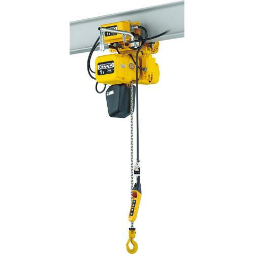 KITO ( キトー )　電気チェーンブロック　キトーエクセル　１速標準速　電気トロリ結合式　１ｔ×...