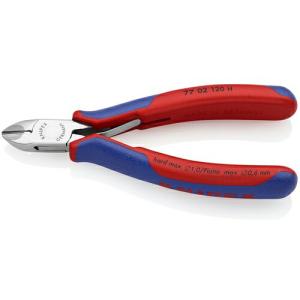 KNIPEX  超硬刃エレクトロニクスニッパー ( 7702-120H )｜orangetool