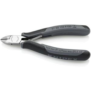 KNIPEX  超硬刃エレクトロニクスニッパー ( 7702-120HESD )｜orangetool
