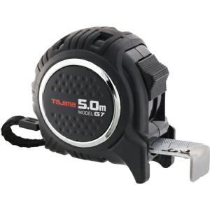 タジマ G7ロック25 6.5m メートル目盛 黒/黒 ( G7L2565 ) (株)TJMデザイン｜orangetool