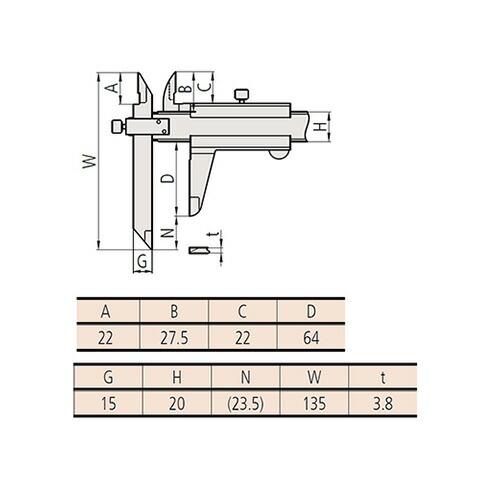 ミツトヨ　オフセットノギス　（536-103）　 ( NT10-30 )