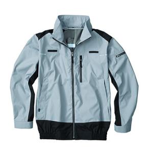空調服　空調服R　遮熱長袖ブルゾン(フルハーネス対応)（ウェアのみ） ( KU92110/シルバー/Ｍ )｜orangetool