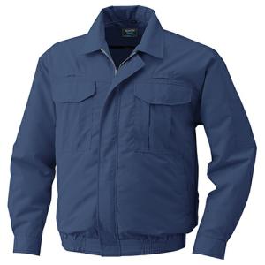 空調服　空調服R　長袖ブルゾン(フルハーネス対応)（ウェア、休止フック2個付） ( KU9055F/ダークブルー/LL )｜orangetool