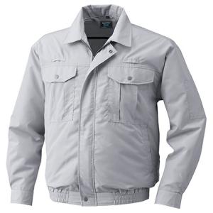 空調服　空調服R　長袖ブルゾン(フルハーネス対応)（ウェア、休止フック2個付） ( KU9054F/シルバー/5L )｜orangetool