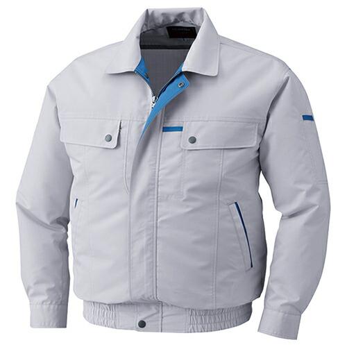 空調服　空調服R　長袖ブルゾン（ウェアのみ） ( KU90450/シルバー/4L )