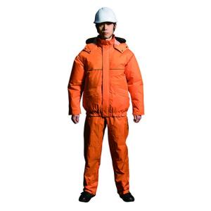 空調服　空調服R　レイン上下セット（ウェアのみ） ( ND9097/ダークオレンジ/4L )｜orangetool