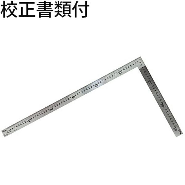 シンワ測定　曲尺中金普及型　ステン　６０×３０cm　表裏同目　校正証明書+トレサビリティ体系図　【6...