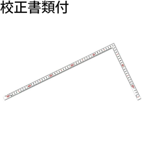 シンワ測定　曲尺同厚　ホワイト　５０cm　表裏同目　名作　校正証明書+トレサビリティ体系図　【111...