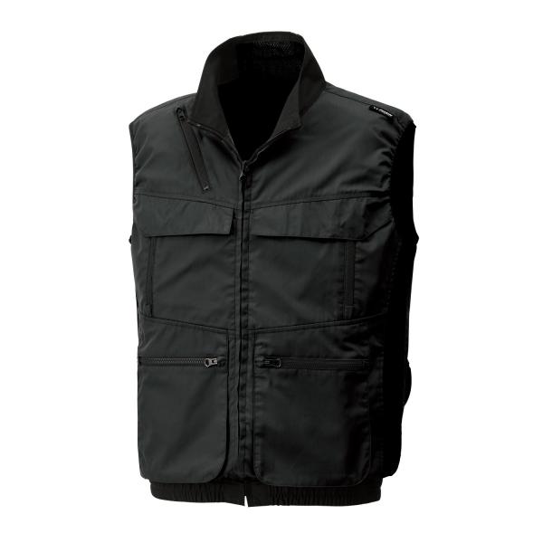 サンエス 空調風神服R ベスト  ( KF92132+9ブラック+L )