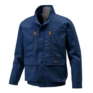 サンエス 空調風神服R 長袖ブルゾン  ( KF92191+3ネイビー+4L )｜orangetool