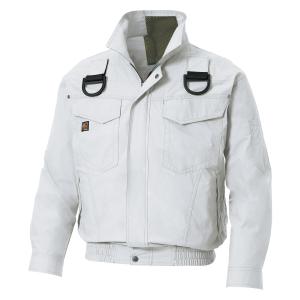 サンエス　空調風神服Rフルハーネス用長袖ブルゾン+デバイスセット　 ( KF91400G+6シルバー+L + RD9291J + RD9010H )｜orangetool