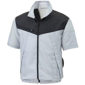 サンエス　空調風神服R半袖ブルゾン+デバイスセット　 ( KF92160+6シルバー+LL + RD9291J + RD9010H )｜orangetool