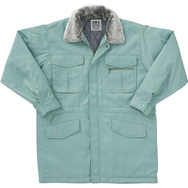 サンエス　防寒コート　ミントグリーン/Mサイズ ( BO850 7ミントグリーン M )