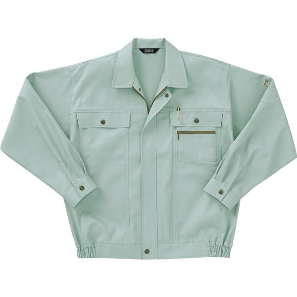 サンエス　長袖ブルゾン　モスグリーン/5Lサイズ ( WA2510 7モスグリーン 5L )