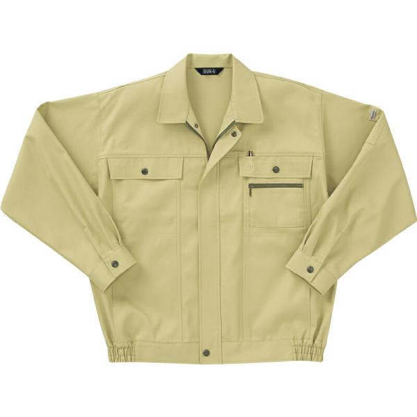サンエス　長袖ブルゾン　マスタード/LLサイズ ( WA2510 20マスタード LL )
