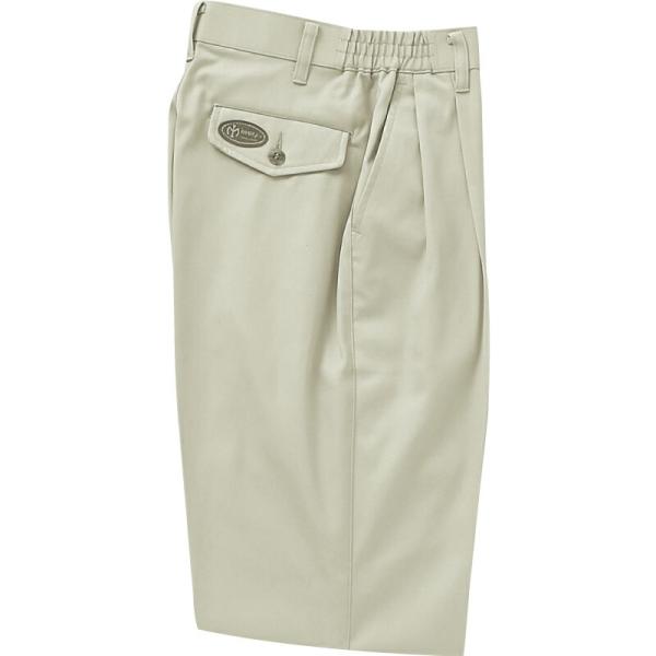 サンエス　レディースツータックパンツ　アイボリー/4Lサイズ ( WA2580 2アイボリー 4L ...