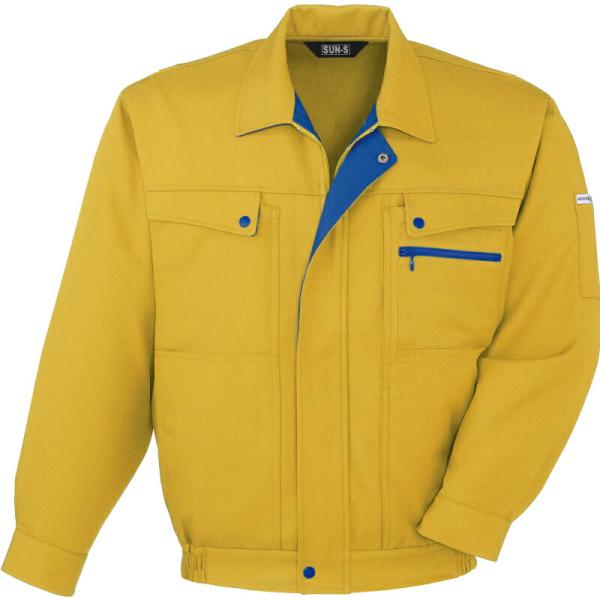 サンエス　コーディネートブルゾン　マスタード/LLサイズ ( WA2700 20マスタード LL )