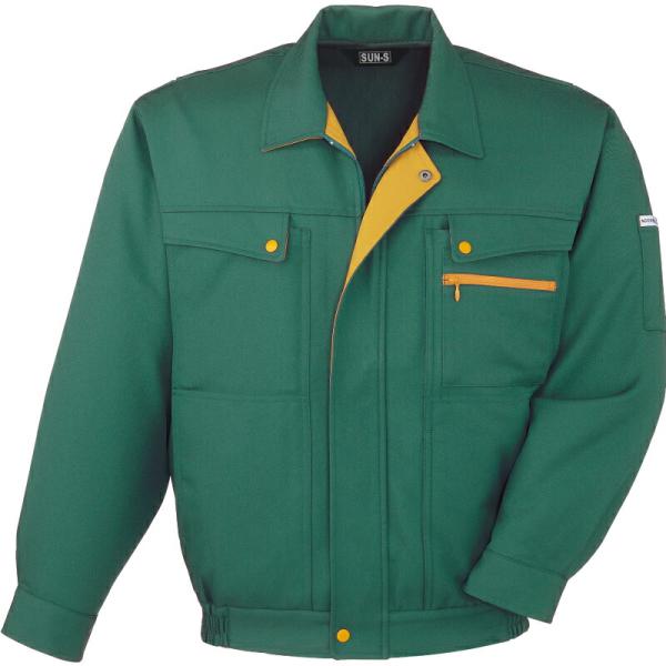 サンエス　コーディネートブルゾン　ディープグリーン/3Lサイズ ( WA2700 47ディープグリー...