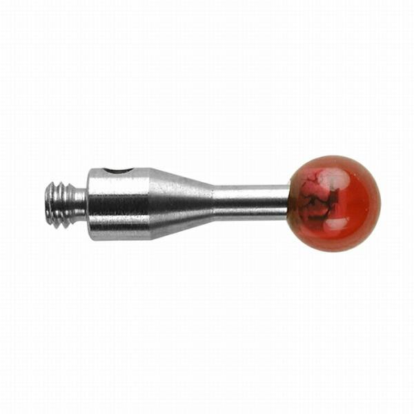 レニショー(RENISHAW) ストレートスタイラスM2 O4mm ルビー球、ステンレススチール軸 ...